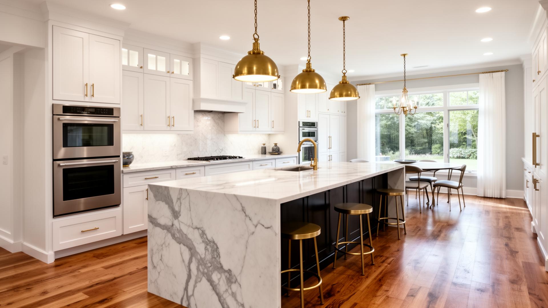 Luxury kitchen remodel by Blueprint Builders