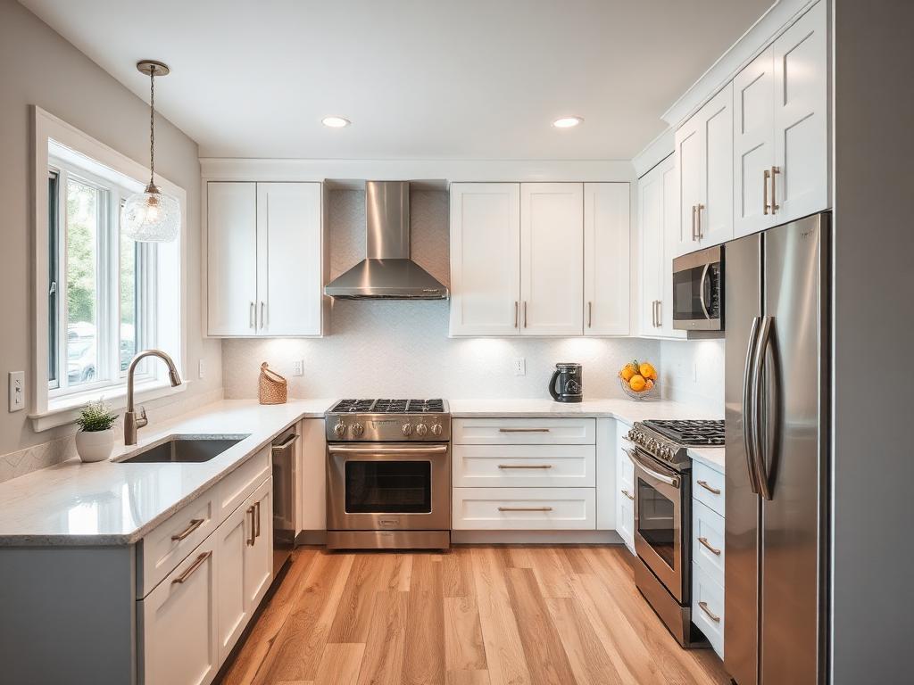 Custom kitchen remodel in San Gabriel by Blueprint Builders